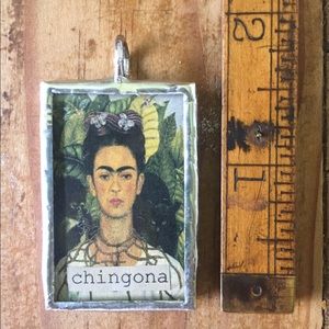 Frida kahlo jungle summer fronds boho art …